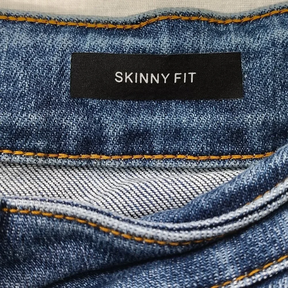 Judy Blue Skinny Fit Jeans Womens Size 14W High Rise Blue Denim Pockets Stretch - Picture 7 of 16